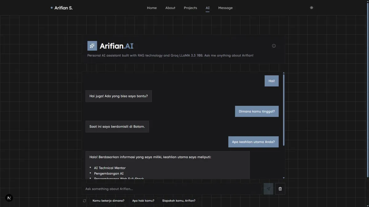Arifian.AI v2.0