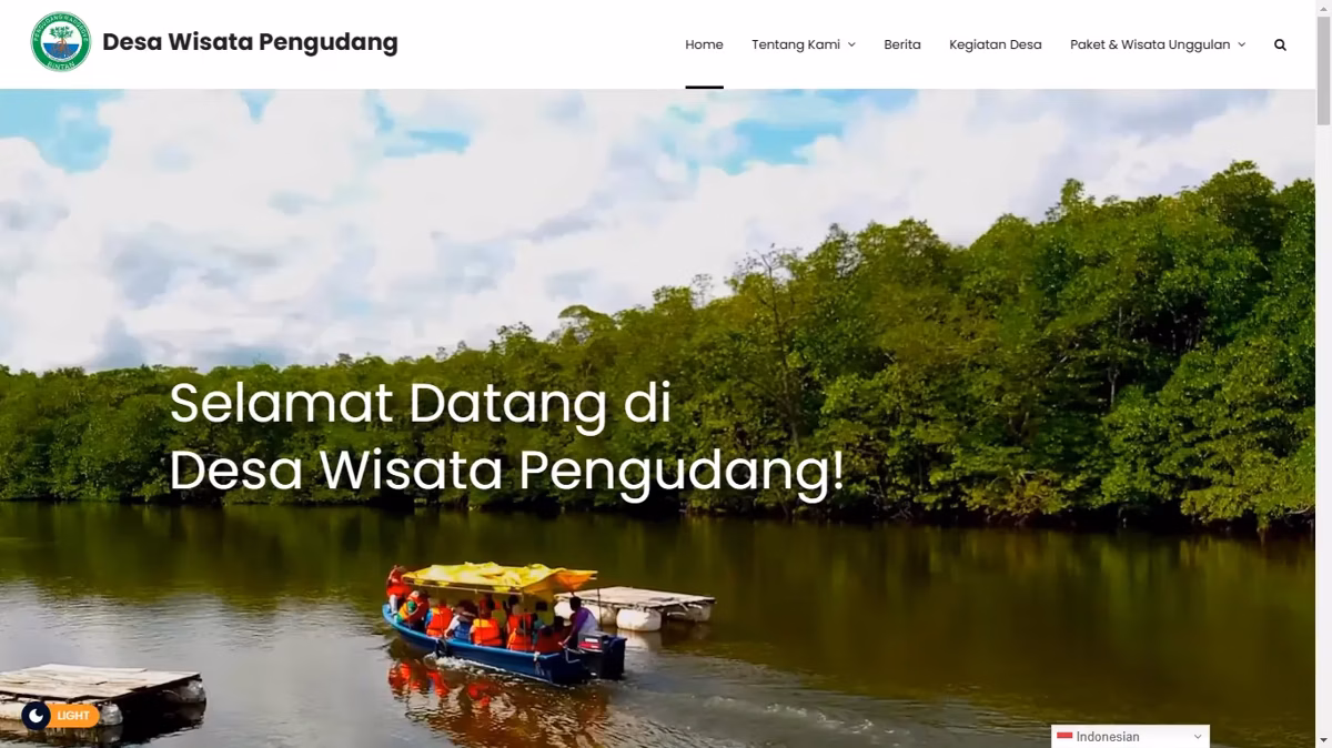 Desa Wisata Pengudang Website