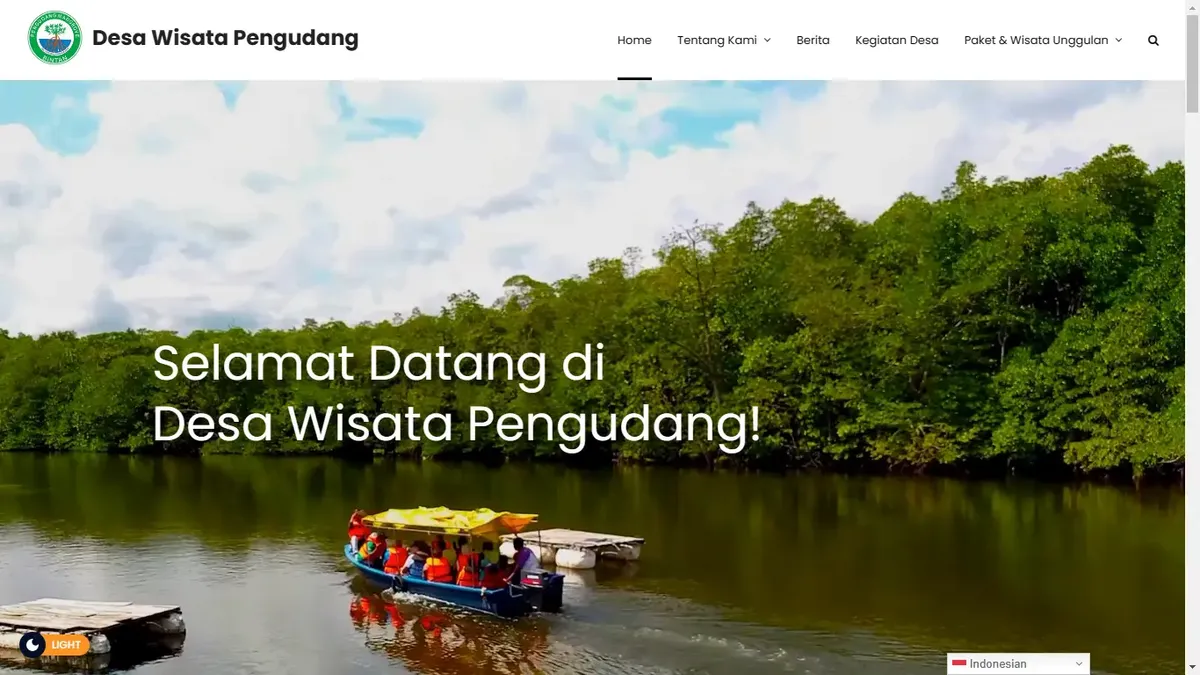 Desa Wisata Pengudang Website