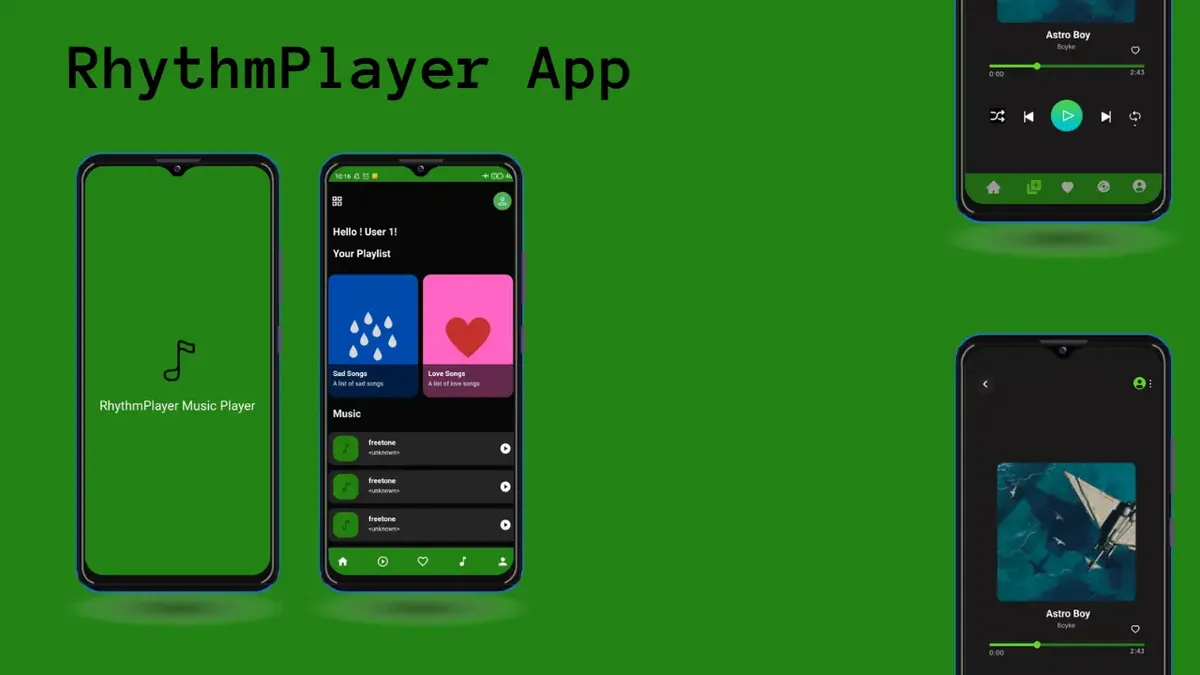 RhythmPlayer Music App: Music Player