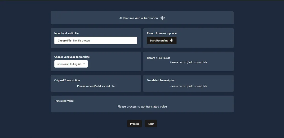 AI Real-Time Audio Translation